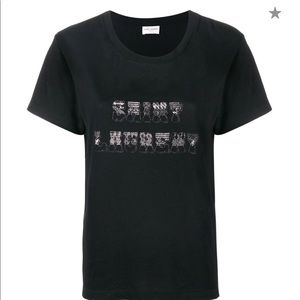 Saint laurent logo shirt